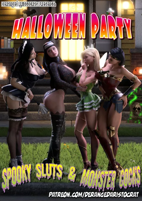 Halloween Party [Deranged Aristocrat] porn comic cover