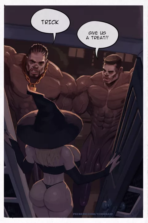 Halloween [Temogam] porn comic cover