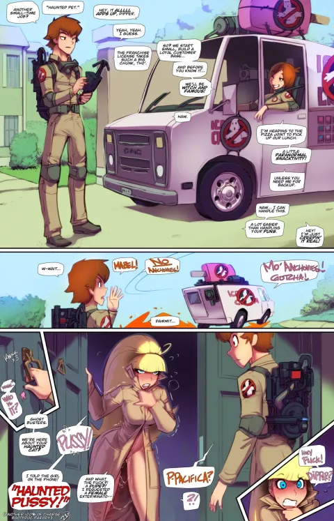 Haunted Pussy! (Various) [Fred Perry] porn comic cover