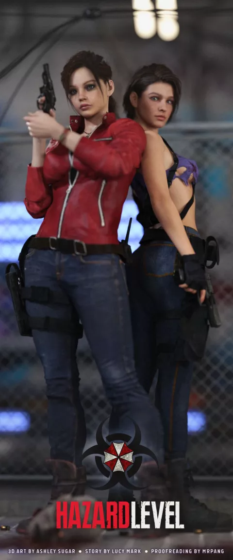 Hazard Level (Resident Evil) [Ashley Sugar] porn comic cover