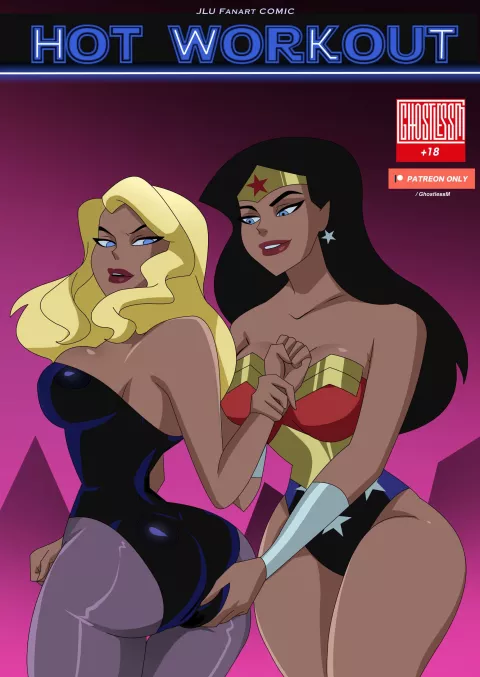 Hot Workout (Justice League) [GhostlessM] porn comic cover