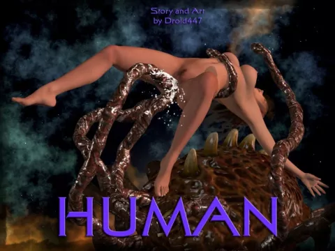Human [3DMonsterStories] porn comic cover