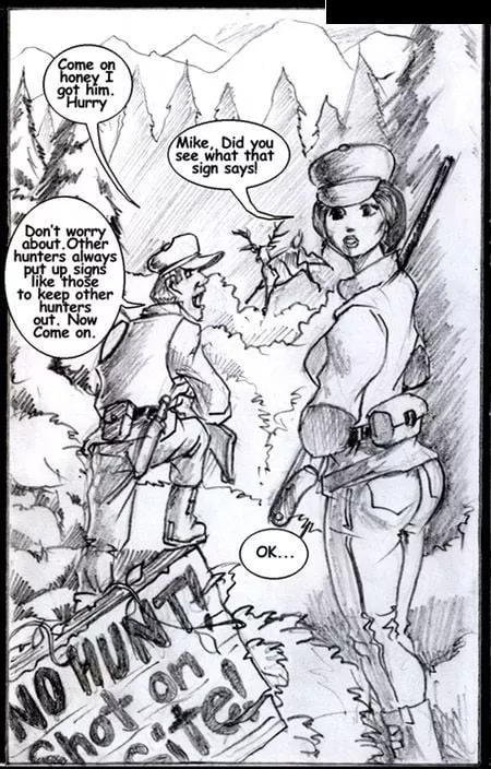 Hunt [IllustratedInterracial] porn comic cover