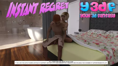 Instant Regret [Y3DF] porn comic cover