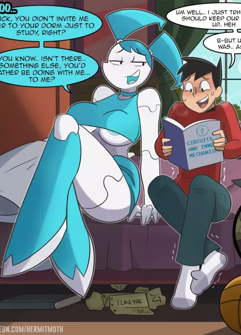 Jenny’s Visit (My Life As A Teenage Robot) [Hermit Moth] porn comic cover
