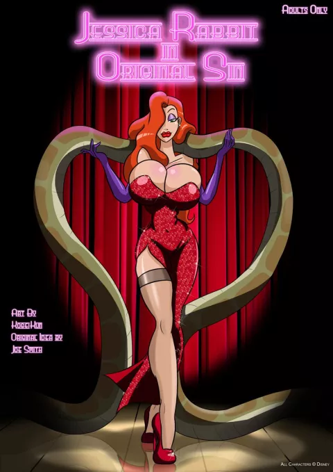 Jessica Rabbit in Original Sin (Who Framed Roger Rabbit, The Jungle Book) [KogeiKun] porn comic cover