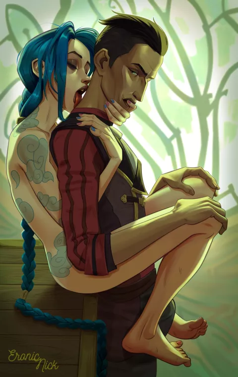 Jinx &amp; Silco (League of Legends) [Nick Eronic] porn comic cover