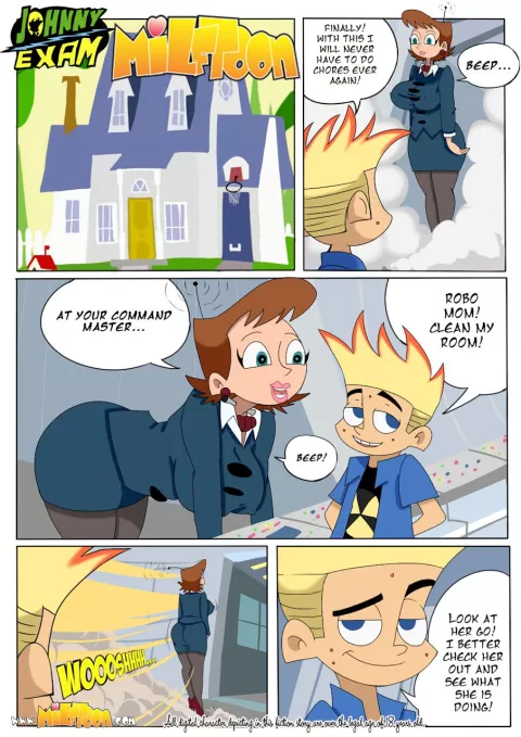 Johnny Exam (Johnny Test) [MILFToon] porn comic cover