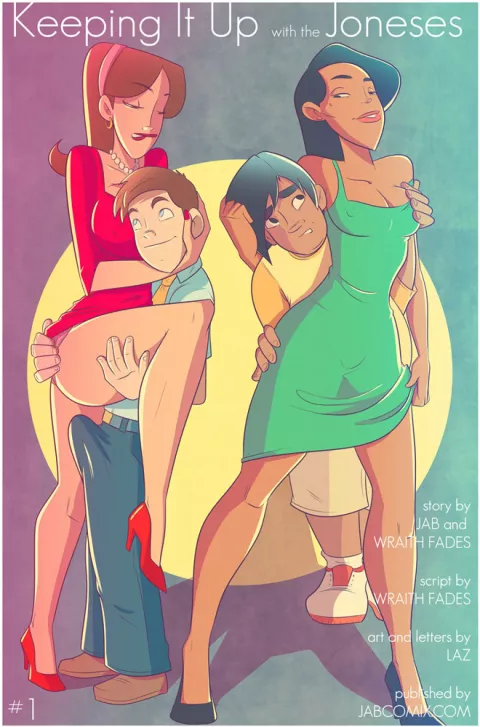 Keeping It Up With The Joneses [JABComix] porn comic cover