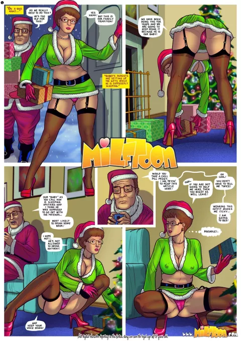 King Of The Xmas (King of the Hill) [MILFToon] porn comic cover