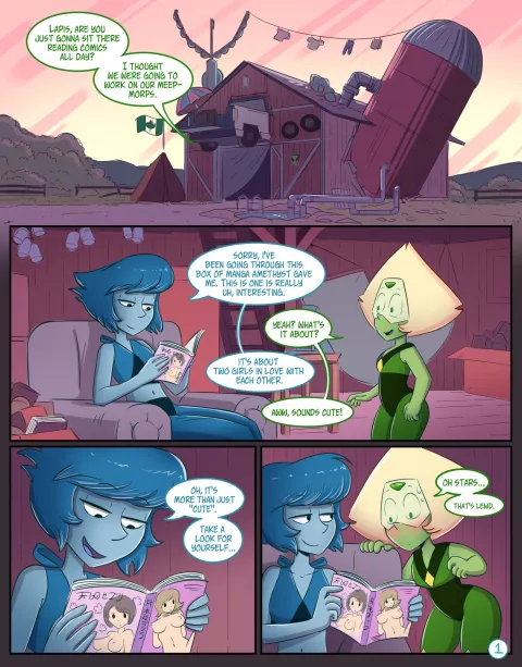 Lapidot Comic (Steven Universe) [CubedCoconut] porn comic cover