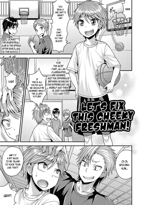 Let’s Fix This Cheeky Freshman! [Kanbayashi Takaki] porn comic cover