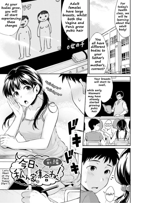 Let’s Meet at my Place Today! [Meganei] porn comic cover