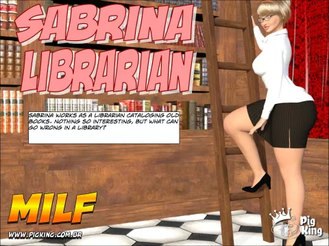 Librarian – Sabrina [PigKing] porn comic cover