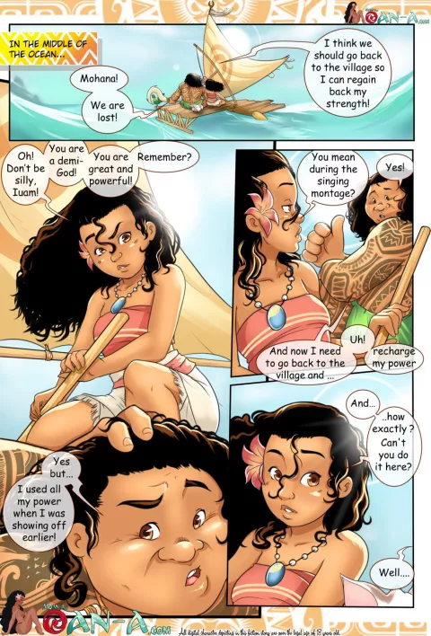 Lost (Moana) [Moan-a] porn comic cover