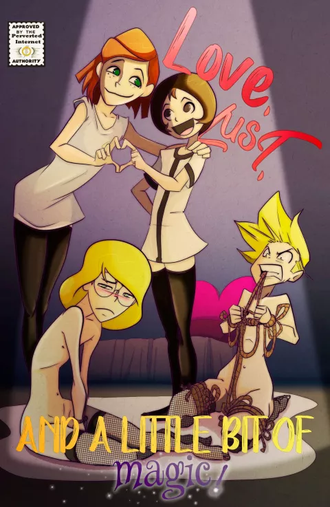 Love, Lust, And A Little Bit of Magic! (Calvin And Hobbes , Foxtrot) [Tease Comix] porn comic cover