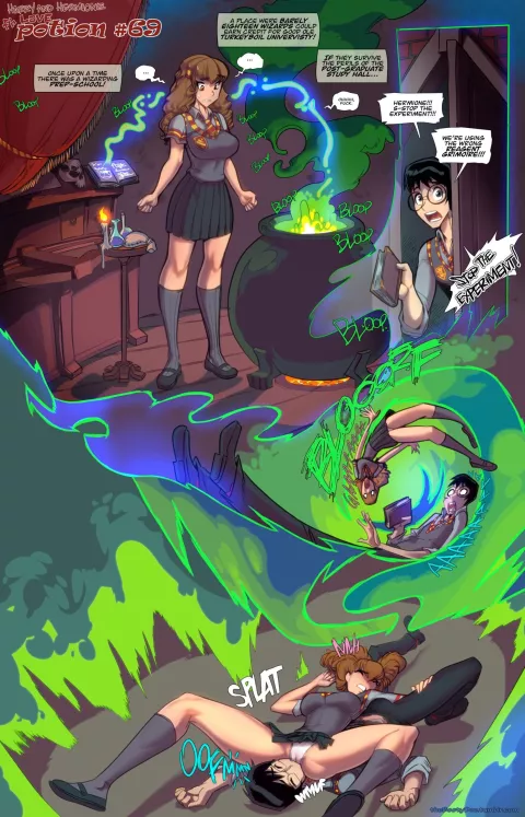 Love Potion #69 (Harry Potter) [Fred Perry] porn comic cover
