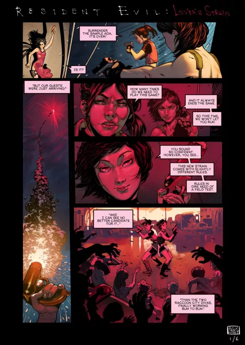 Lover’s Strain (Resident Evil) [BoxOfWant] porn comic cover