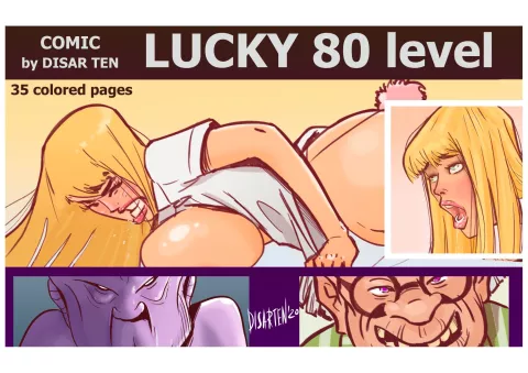 Lucky 80 Level [Disarten] porn comic cover