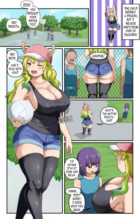 Lucoa (Miss Kobayashi’s Dragon Maid) [Pink Pawg] porn comic cover