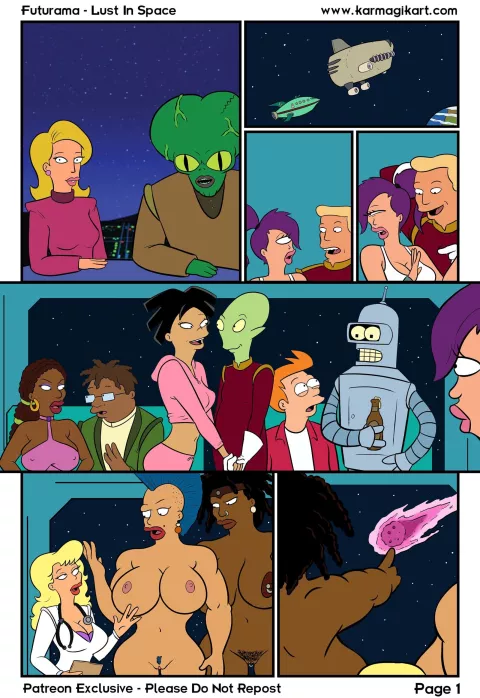 Lust In Space (Futurama) [Karmagik] porn comic cover