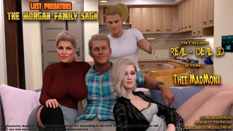 Lust Predators – The Morgan Family Saga [Real-Deal 3D] porn comic cover