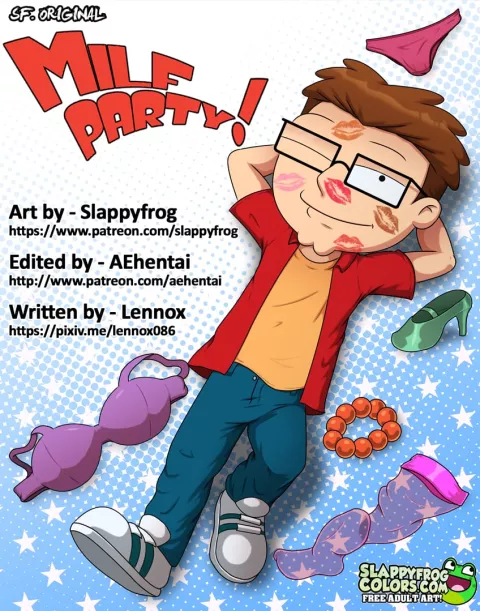 MILF Party (Various) [SlappyFrog] porn comic cover