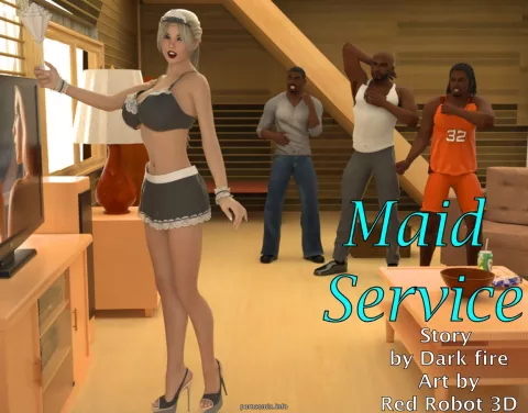 Maid Service [BlackonWhite3D] porn comic cover