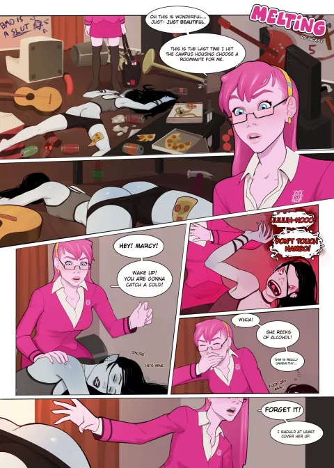 Melting [InCase] porn comic cover