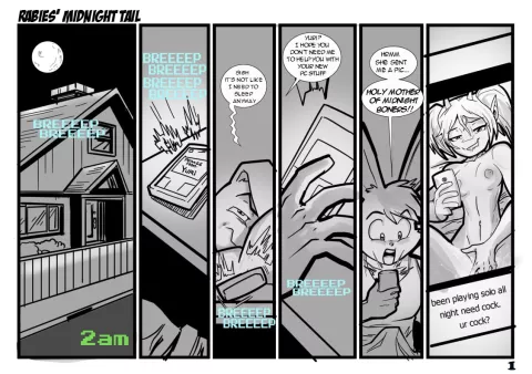 Midnight Tail [Rabies T Lagomorph] porn comic cover