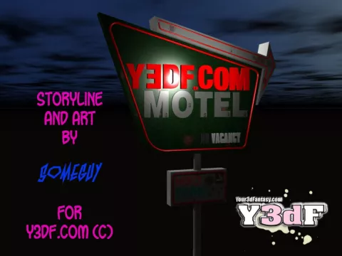 Motel [Y3DF] porn comic cover