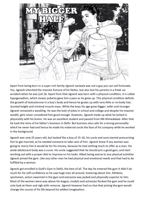 My Bigger Half [Amarsroshta] porn comic cover