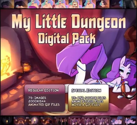 My Little Dungeon (My Little Pony – Friendship Is Magic) [Doxy] porn comic cover