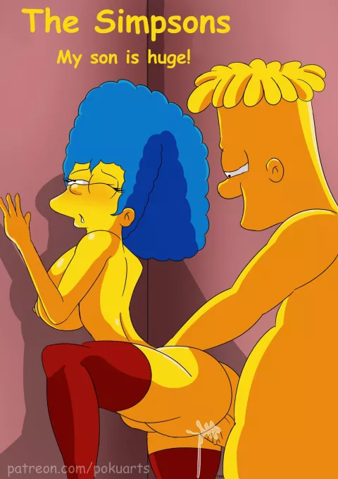 My Son Is Huge! (The Simpsons) [PokuArts] porn comic cover