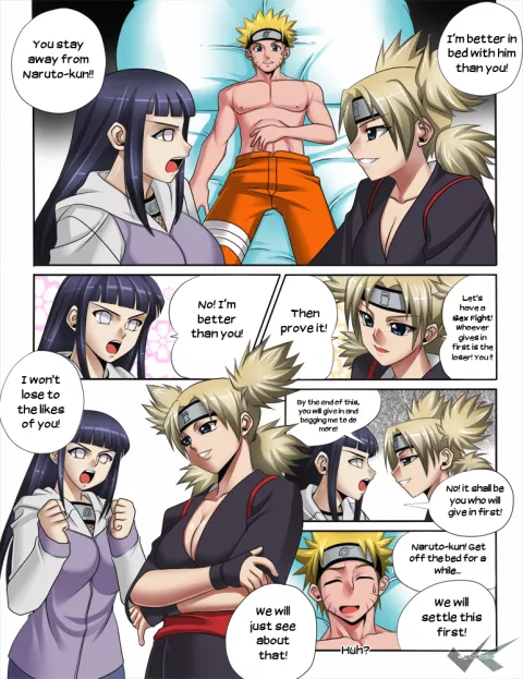 NaruHinaTemari Doujin (Naruto) [JadenKaiba] porn comic cover
