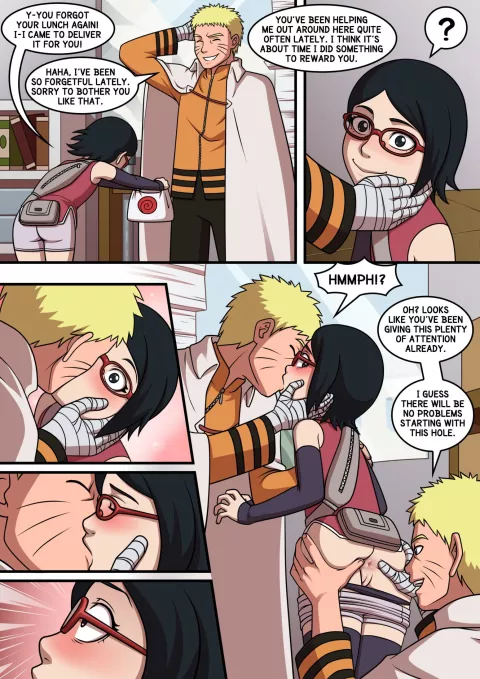 Naruto X Sarada (Naruto) [Incognitymous] porn comic cover