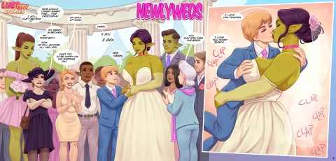 Newlyweds [Rino99] porn comic cover