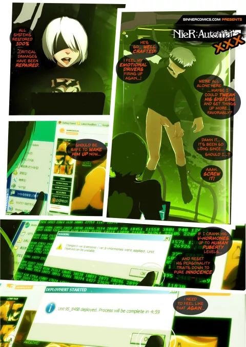 NieR: Automata XXX (NieR: Automata) [SillyGirl] porn comic cover