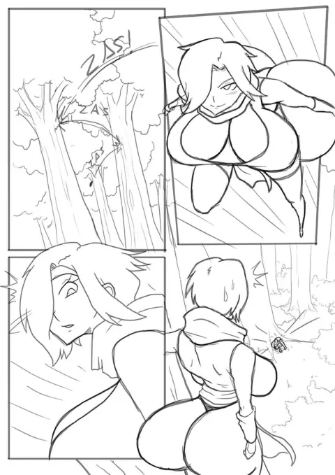 Ninja [WitchKing00] porn comic cover