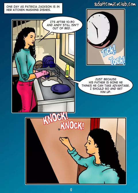 Patricia And Her Stepson [AdultComicsClub] porn comic cover