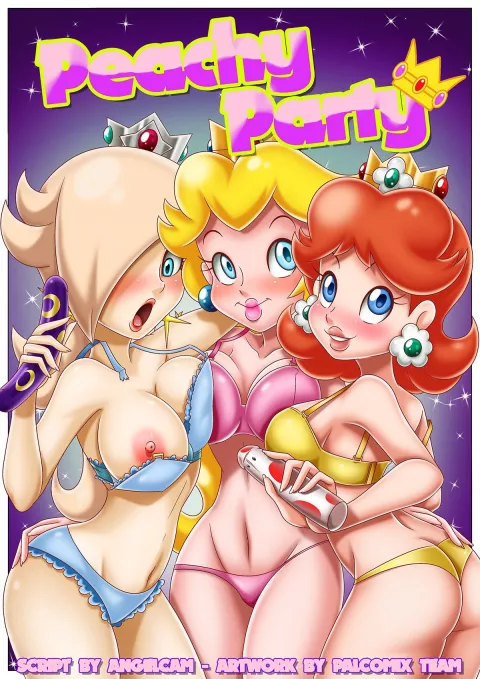 Peachy Party (Mario Series) [Palcomix] porn comic cover