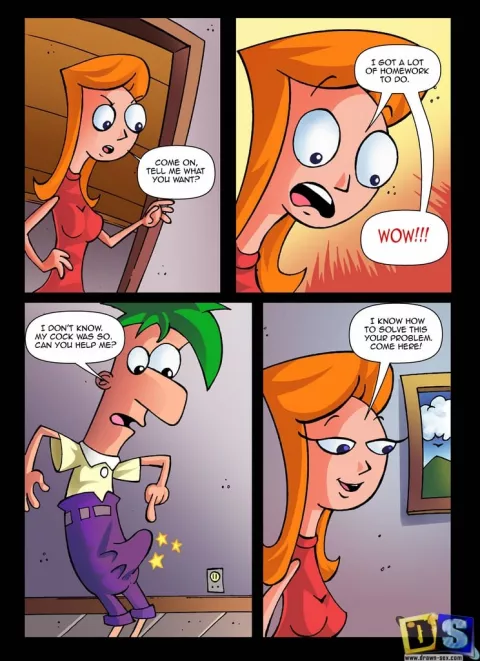 Phineas and Ferb [Drawn-Sex] porn comic cover