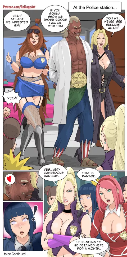 Police Station (Naruto) [RaikageArt | Sichan] porn comic cover