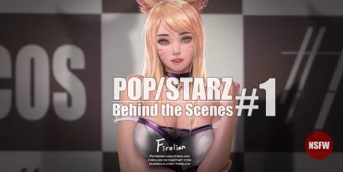 Pop Starz – Behind The Scenes (League of Legends) [Firolian] porn comic cover
