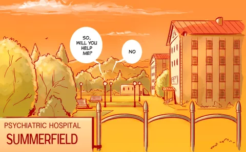 Psycho Ward Rebellion [Disarten] porn comic cover