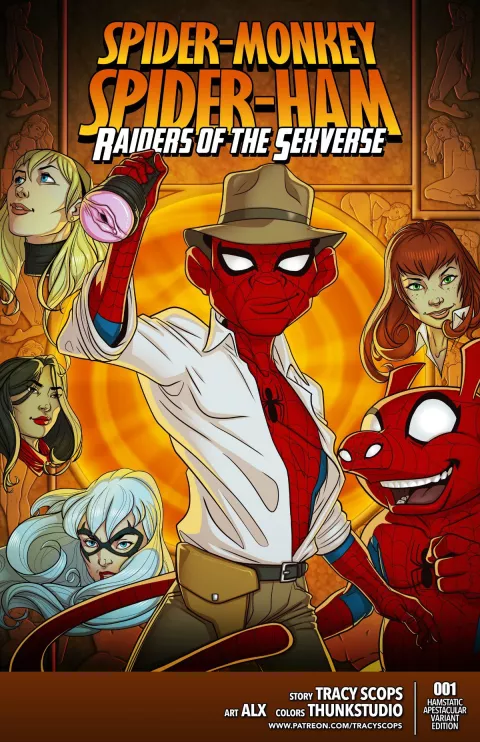 Raiders Of The Sexverse (Spider-Man) [Tracy Scops] porn comic cover