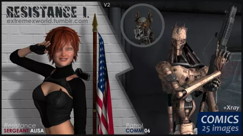 Resistance [ExtremeXWorld] porn comic cover