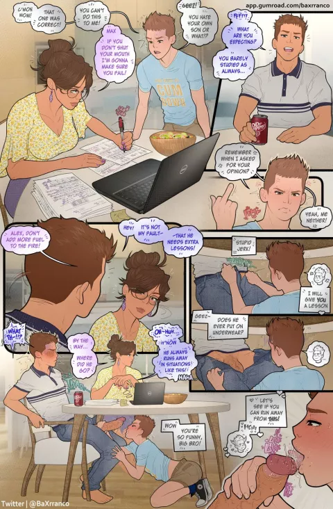 Right Under My Salad [BaXrranco] porn comic cover