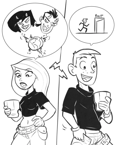 RonBon (Kim Possible) [Hagfish] porn comic cover