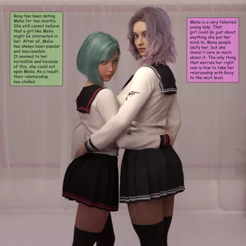 Roxy And Melia [Kizaru3D] porn comic cover